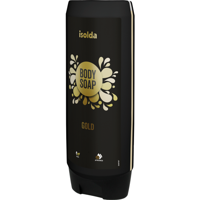 Isolda GOLD sprchový gel na tělo a ruce 550ml CLICK&GO