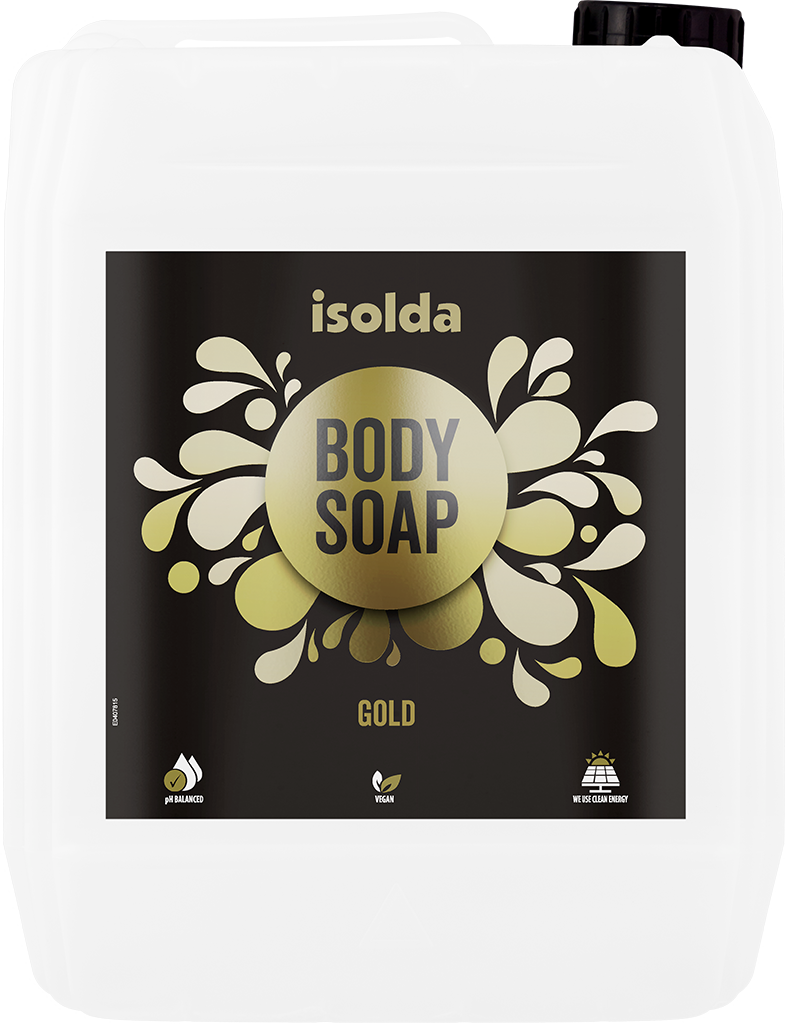 Isolda GOLD sprchový gel na tělo a ruce 5l