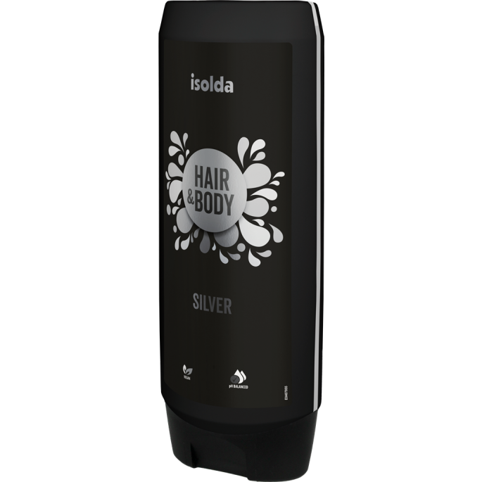 Isolda Silver vlasový a tělový šampon 550 ml CLICK&GO