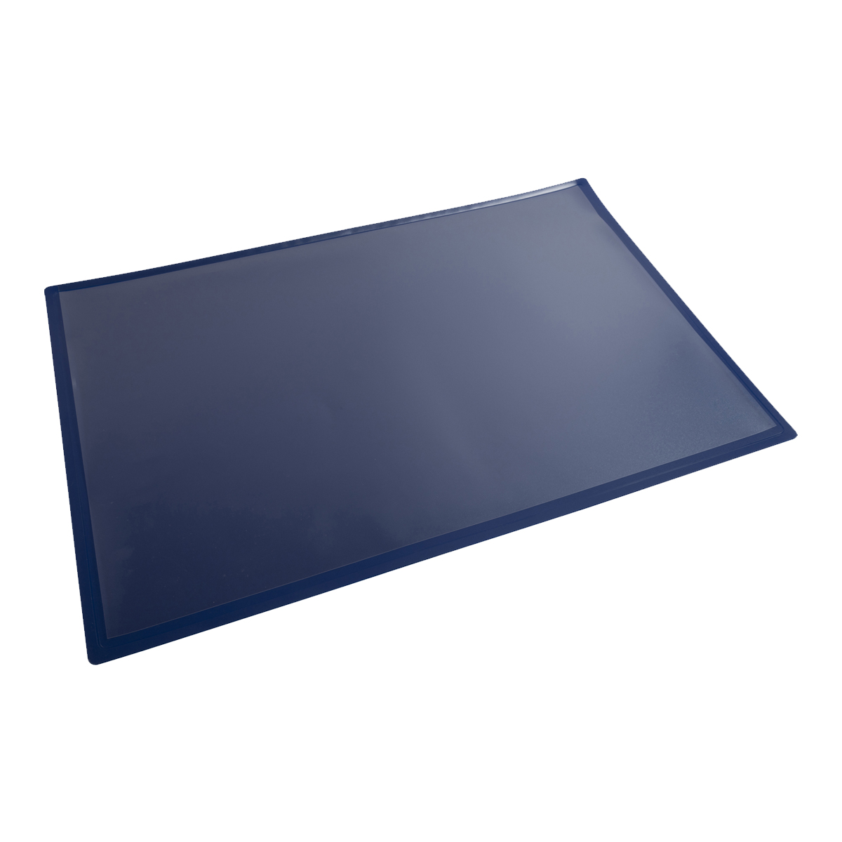 Exacompta podložka na stůl,37,5x57,5 cm, modrá s transparentní kapsou