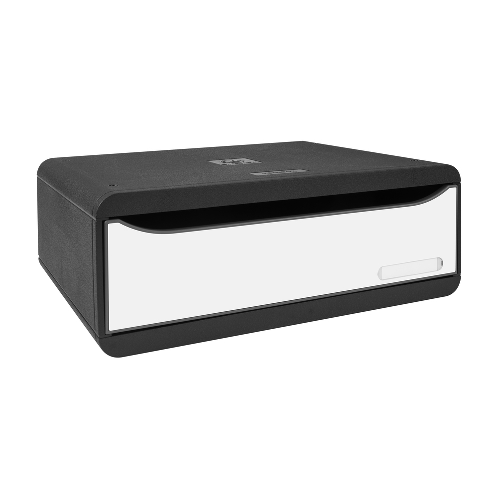 Exacompta zásuvkový box nízký, A4 maxi, 1 zásuvka, PS, černo - bílý