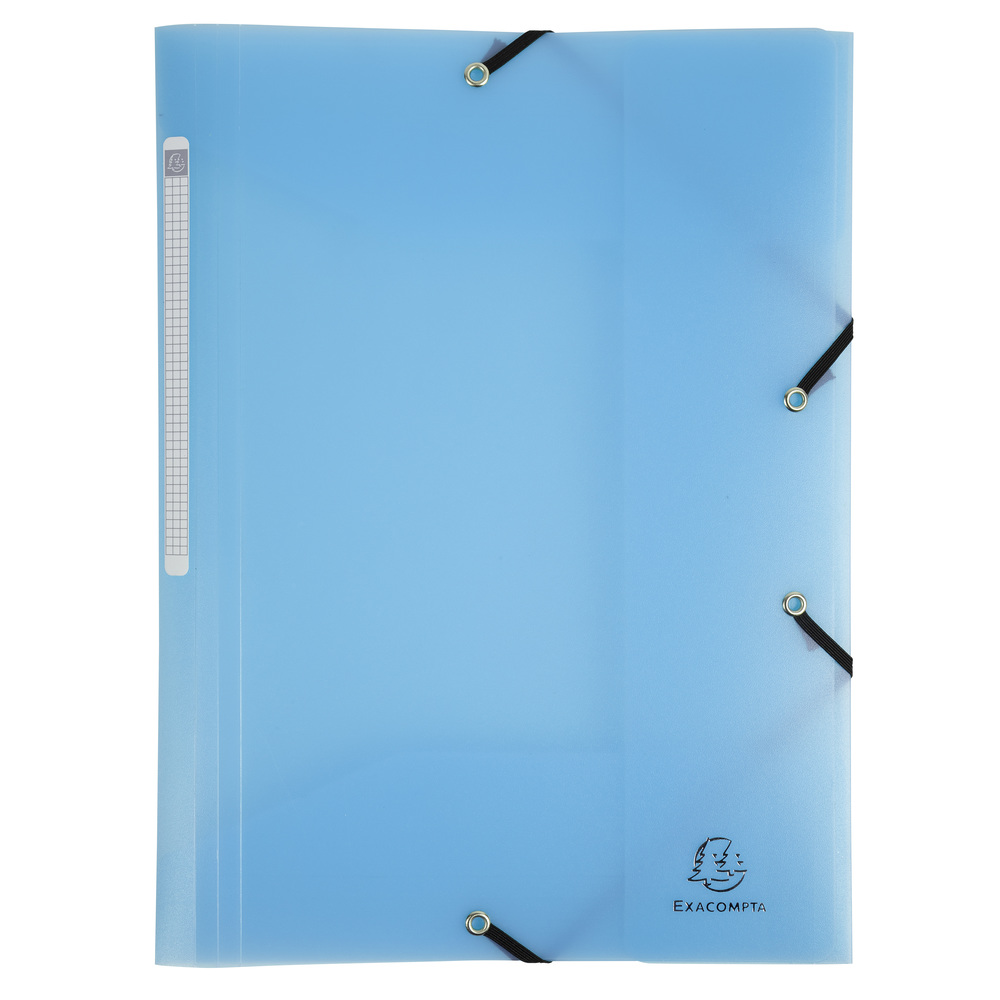 Desky s gumičkou Exacompta  Pastel, A4 maxi, PP, modré