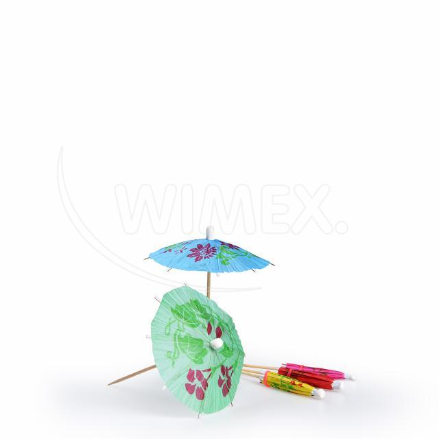 Napichovátko dekorativní deštníček O10 x 10 cm 144 ks mix barev