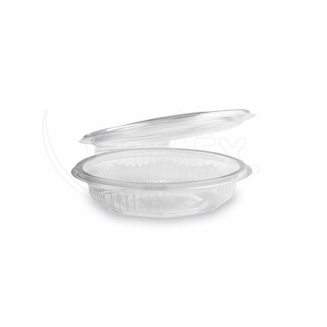 Miska osmiboká průhledná s víčkem 250ml/50ks
