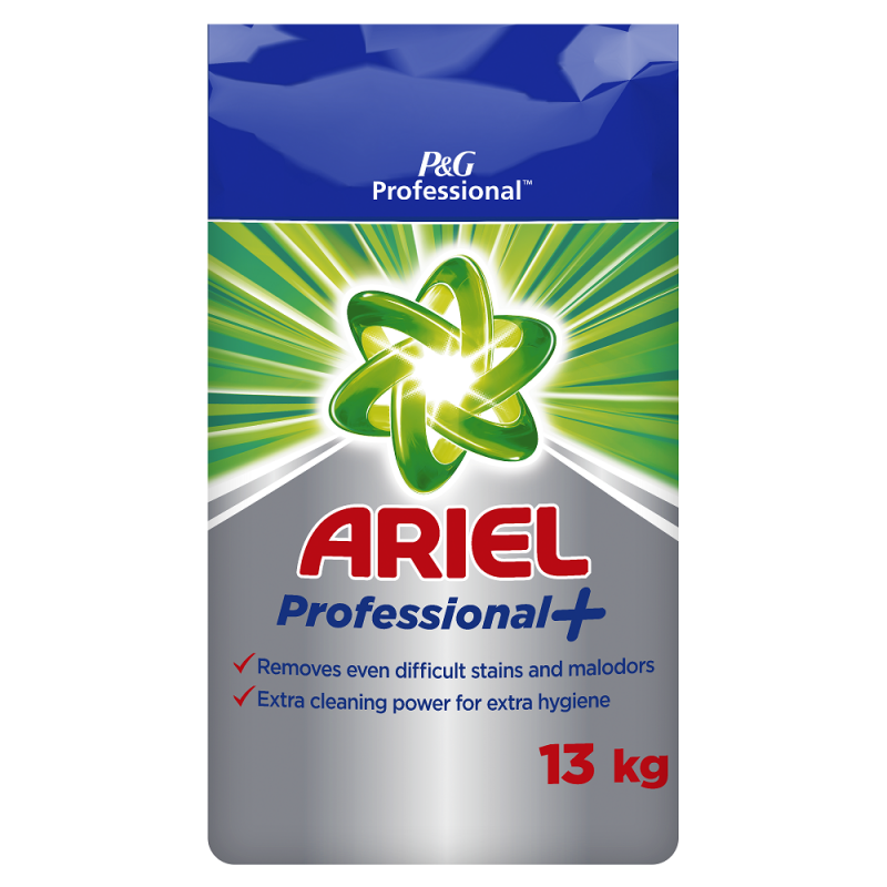Prací prášek Ariel professional 13 kg Pro plus univerzál (až na 2500 kg prádla)