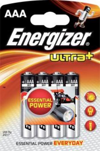Baterie alkalická Energizer AA ultra+ / 4 ks