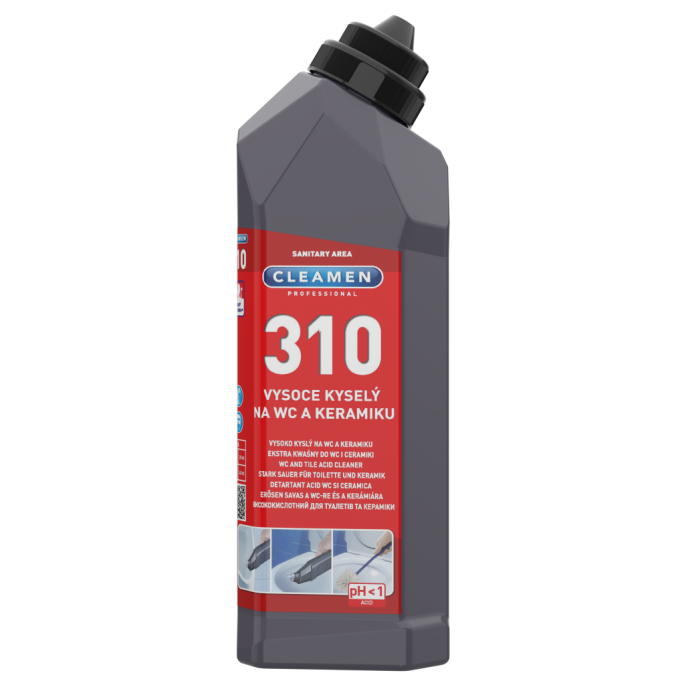 CLEAMEN 310 WC čistič 750ml antibakterialní extra silný