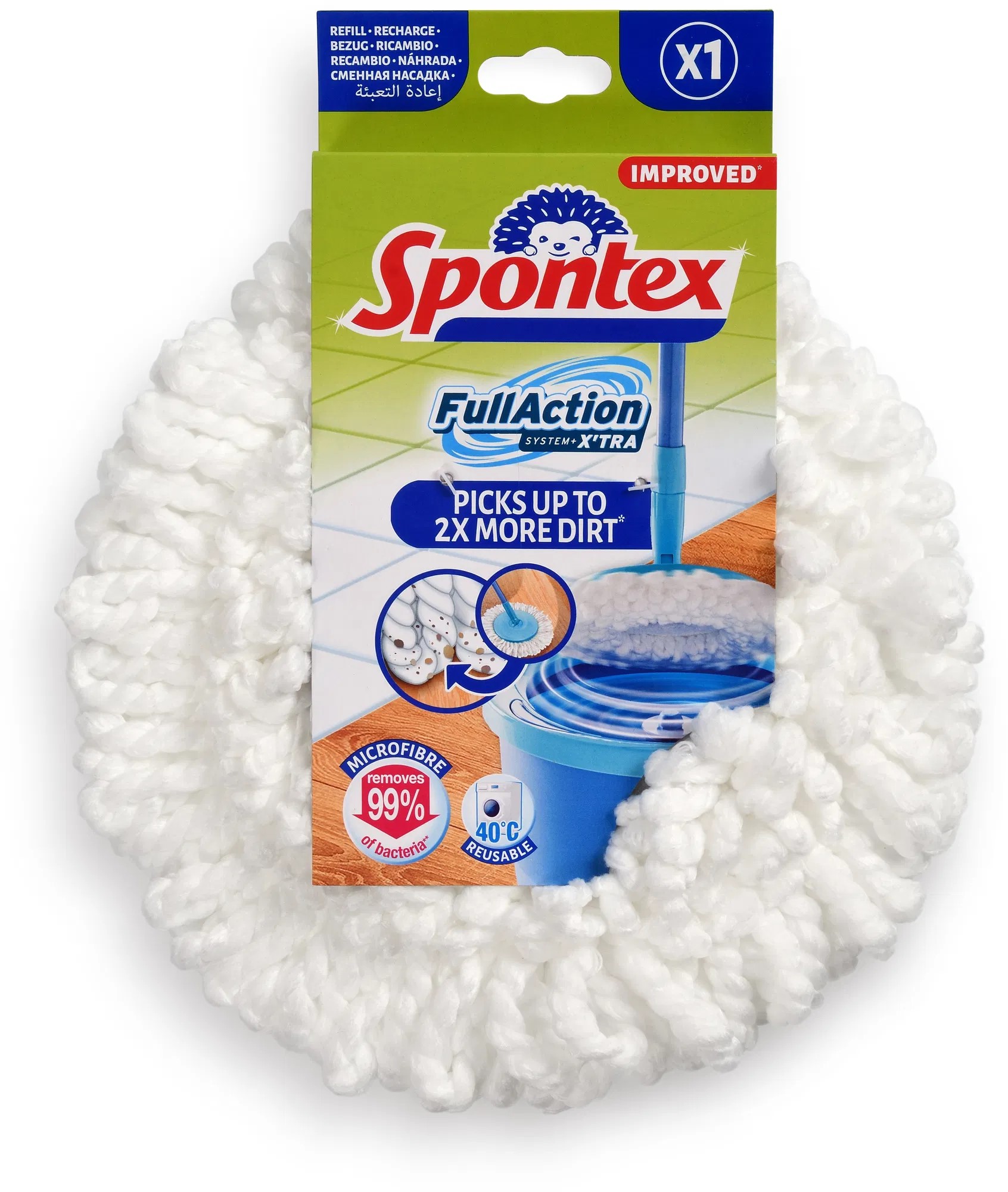 Mop Spontex Full Action Corner náhrada / 1 ks