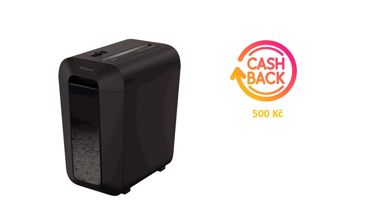 Skartovač Fellowes LX 65 + cashback 500 Kč